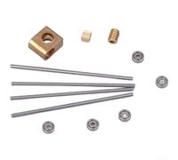 Engranaje helicoidal tipo turbina de 0.2M Caja de cambios de 90 grados con reducción 12: 1 para posicionamiento angular preciso en kits de automatización (versión precisa)