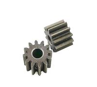 Engranaje impulsor del motor de acero 1 pieza 12T 1M 14mm Metal Acero al carbono Engranaje Motor de potencia mecánica Accesorios 12 dientes Piñón 123A 123,17A 124A 125A 126A(6.35mm)