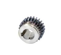 Engranaje industrial, engranaje recto de piñón 1 pieza 1,5 M 20T-50T diámetro interior 14 mm (chavetero de 5 mm) Modelo de engranaje recto 1,5 Engranaje de motor con chavetero escalonado OD 33-93 mm A