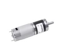 Engranaje planetario 28GP-395 motor de reducción de 12V 24V ajustable de baja velocidad 12RPM-1600RPM motor pequeño eléctrico PWM todo metal(DC 24V 1600RPM)