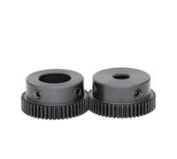Engranaje recto 0,5 M 48T/50T tamaño del orificio 6/8/10/12mm Mini rueda SC45# dientes ennegrecidos de acero al carbono altura 5mm piezas de transmisión(12x4x1.8 mm,50 Teeth)