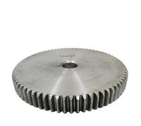 Engranaje recto 1M76/77/78/79/80/81/82/83T con orificio rugoso de 8/10 mm, rueda dentada de acero al carbono 45#, altura de 10 mm, 1 unidad(1M76Teeth-bore 12 mm)