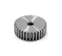 Engranaje recto de 1 m, 50/51/52/53/54/55/56/57/58/59T, con orificio para manualidades, rueda dentada de acero n.° 45, altura total del engranaje del motor: 10 mm,Agujero para artesanía de 1M 57T