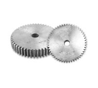 Engranaje recto de 1 pieza, 1 m, 80/85/90 dientes, orificio rugoso de 14 mm, rueda dentada de acero n.° 45, altura total del engranaje del motor: 10 mm.,agujero de proceso de 12 mm