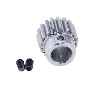 Engranaje recto de 18 dientes, 1 módulo, 15T, acero 45 duradero con orificio interior de 6-10 mm for aplicaciones mecánicas.