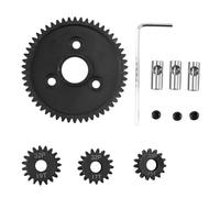 Engranaje Recto de Metal 54T 0.8 32P 3956 con piñón de 15T, 17T y 19T for 1/10 for Trax-xas, Slash, Stampede y Summit E-Revo