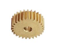 Engranaje recto, Engranaje recto de latón, módulo 0,2, 60 dientes, 12,4 mm diámetro, 1, grosor, compatible con 5 unidades(2mm loose fit)