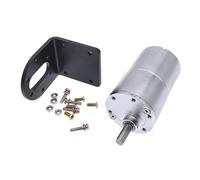 Engranajes de Alto par EléCtrico,DC Motor Motorreductor de alto par GB37RG 24 V y 12 CC con soporte montaje eje excéntrico for aplicaciones industriales(150RPM_12V)