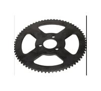 Engranajes De Cadena De Motocicleta Para minimoto deportiva de dos tiempos de 49 cc, engranaje de cadena trasera de tres orificios 25H-68T(Black)