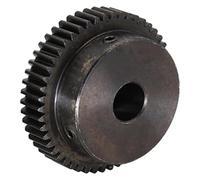 Engranajes de motor de aleación de aluminio, Juego de engranajes motor Engranaje recto 1M 50-58T 6-15 mm diámetro 45 Acero al carbono(10 Mm,54 Teeth)