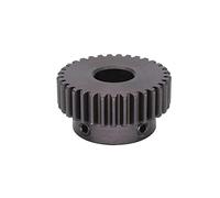Engranajes de motor de aleación de aluminio, Juego de engranajes motor piñón engranaje recto 1 módulo 1M 31-34T 6-12 mm diámetro 45 gusano inglete acero al carbono(10 Mm Bore,1M 31T)