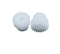 engranajes de plástico, Pack of 2 POM Plastic 0.5M 49T Spur Gear 25.5mm Diameter Cylindrical Pinion Multiple Bore Sizes(7mm bore)