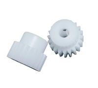 engranajes de plástico, Pack Of 2 POM Spur Gear With Step 0.5 Module 43 Teeth Multiple Bore Sizes(6.35mm BORE)