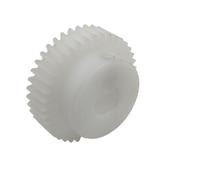 engranajes de plástico, Stepped POM Plastic Cylindrical Gear 0.5M 32T 17mm Diameter Multiple Inner Holes Pack of 1(4mm)