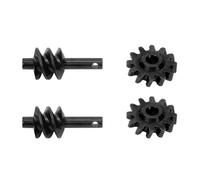 Engranajes helicoidales delanteros y traseros de acero endurecido #45, engranajes de latón 12T para mayor velocidad para piezas de actualización Axial SCX24