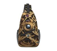 Engranajes Steampunk Geniales Mochila Pecho Portátil Crossbody Hombro Bolsa De Pecho Para Viajar Desplazamientos Ciclismo