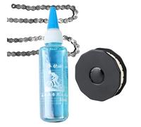 Engrasador de cadena de ciclo, herramienta de lubricante de cadena de ciclo | Rodillo lubricante de engranaje con 60 ml de aceite,Mantenimiento de la rueda de desplazamiento Mountain Cycle