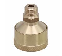 Engrasador de latón con tapa de rosca para varias aplicaciones, adecuado para motores de golpe y pérdida (M10 x 1 mm, 6 ml)