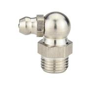 Engrasador hidráulico de acero inoxidable, Stainless Steel Grease Zerk Nipples M5-M16 And 1/8"-1/4" BSPP Male 45/90 Degree(90 Degree,M10x1)