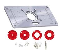 Engraving Machine Flip Board Tool Kit, Steel Slotting Accessories for Woodworking, Compact Size for Easy Carrying, Simple, sturdy and Sturdy Design, Silver Color,
