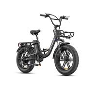 ENGWE Bicicleta Electrica para Adultos, 20 * 4.0 Fat Tire Step-Through E-Bike para Mujeres - Bateria 48V 13A - 7-Velocidades - Amortiguador Dual - para Desplazamientos y Excursiones L20/L20 Boost