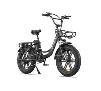 ENGWE Bicicleta Electrica para Adultos, 20 * 4.0 Fat Tire Step-Through E-Bike para Mujeres - Bateria 48V 13A - 7-Velocidades - Amortiguador Dual - para Desplazamientos y Excursiones L20/L20 Boost