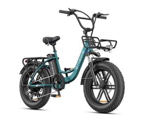 ENGWE Bicicleta Electrica para Adultos, 20 * 4.0 Fat Tire Step-Through E-Bike para Mujeres - Bateria 48V 13A - 7-Velocidades - Amortiguador Dual - para Desplazamientos y Excursiones L20/L20 Boost