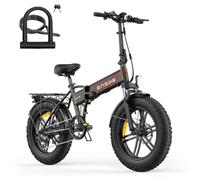 ENGWE Bicicleta Eléctrica Plegable, 48V 13Ah Batería Extraíble, | Autonomía de 50-120 km E-Bike，20''×4.0'' Fat Tire 7-Velocidad E-Bike para Cualquier Terreno