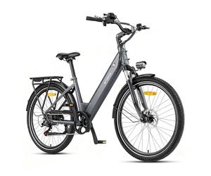 ENGWE P275 SE Bicicleta Eléctrica para Adultos, Batería de 36V 13Ah hasta 120KM, App y Navegación, Frenos Hidráulicos y Sensor de Par, 7 Velocidades y 27.5" × 1.75" IR al Trabajo (Gris, Estándar)