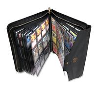 ENHANCE Álbum de carpetas de tarjetas coleccionables - Carpeta TCG de 12 bolsillos para 624 tarjetas - Carpeta de tarjetas de carga lateral con bolsillo para accesorios, exterior protector premium,