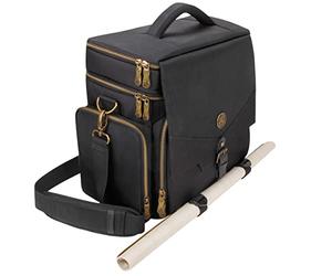 ENHANCE Bolsa De Aventurero RPG De Mesa - La Bolsa De Viaje De Mazmorras Y Dragones Se Adapta Al Manual del Jugador, La Guía del Maestro De Mazmorra Y Más - Almacenamiento De Mini Figuras Acolchadas