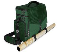 ENHANCE - Bolsa de viaje para DND Edition Collector, bolsa compatible con figuras de mazmorras y dragones, portaalfombras de combate, bolsillos para dados y accesorios, transporte de 4 a 8 libras
