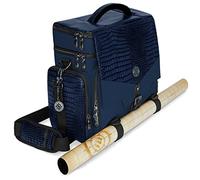 Enhance Bolsa de Viaje para Juegos de Mesa RPG Aventurero - Dungeons and Dragons Bolsa de Viaje para Mazmorras Masters con Almacenamiento Acolchado de Minifiguras, Cubos y Bolsas de fichas, Capacidad