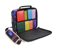 ENHANCE Bolsa MTG Compacta de Edición de Diseñador Compatible con Magic The Gathering, Pokémon, Lorcana y Más - Bolsa Pequeña para Cartas Coleccionables con Interior Personalizable (Galaxia)