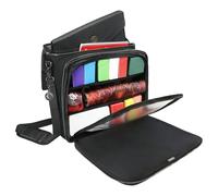 ENHANCE Bolsa para Coleccionistas de MTG, Compatible con Cajas para Mazos, Archivadores de Cartas, Mazos de Commander y Otros Accesorios de Juegos de Cartas Coleccionables - (Dragón Negro)