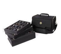 ENHANCE Cartera para Figuras en Miniatura - Estuche Compacto de Almacenamiento y Transporte para miniaturas DND con Correa para el Hombro, 3 bandejas de Espuma - Se Adapta a Figuras estándar