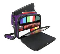 ENHANCE Collector's Edition MTG Bag Compatible with Deck Box, Top Loader Binder, Commander Deck & More TCG Accessories - TCG Travel Bag with Card Defender Screen, Customizable Interior (Dragón Morado)
