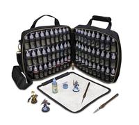 Enhance maletin para pintura de miniaturas, estuche organizador con ra