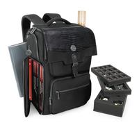 ENHANCE Mochila de Edición para Coleccionistas de D&D - Bolsa Director de Juego de Rol Dungeons and Dragons - La Bolsa de D&D Tiene Capacidad para 6-8 Libros y un Portátil de 18" (Dragón Negro)