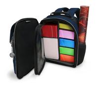 ENHANCE Mochila Pequeña Edición Coleccionistas - Cajas Mazos - TCG Mochila Juegos Cartas Coleccionables Soporte para Tapete de Juego, Compatible con Magic The Gathering y Más (Dragón Azul)