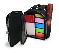 ENHANCE Mochila Pequeña Edición Coleccionistas - Cajas Mazos - TCG Mochila Juegos Cartas Coleccionables Soporte para Tapete de Juego, Compatible con Magic The Gathering y Más (Dragón Negro)