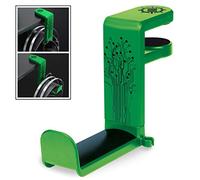 ENHANCE PC Soporte Auriculares Gaming - Soporte para Auriculares De Escritorio con Rotación Ajustable 360, Abrazadera De Gancho para Auriculares Debajo del Escritorio, Ajuste Universal - Verde