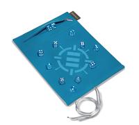 ENHANCE Rodillo de dados Roll on a Scroll con juego de dados de 12 piezas de 6 caras, funda de dados suave de alta calidad y dados de 14 mm a juego, soporte de dados y bandeja compatible con Yahtzee