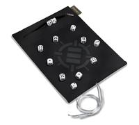 Enhance roll on a scroll rodillo para dados con estuche suave premium,