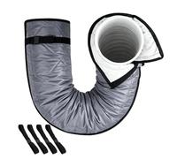 Enhanced Cooling Performance: The portable AC hose insulation sleeve works by insulating the exhaust pathway, so heated air stays contained until it exits outside. This maintains a cooler indoor envir