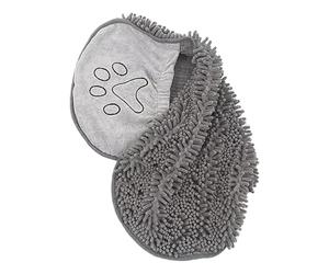 Enhanced Grip for Pet Care: Designed with thumb grip functionality, the Paw Bathing Towel features ergonomic handles that remain comfortable to hold even in wet conditions. It ensures precise wiping m