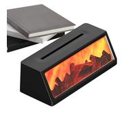 Enhanced Home Atmosphere: Mist Humidifier Incorporates 3D Flame Dynamics And Vivid Lighting To Transform Spaces With Immersive Visuals, Mimicking The Allure Of Burning Embers For A Serene Yet Romantic