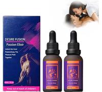 Enhanced Model Secret Drops - Secret Happy Drops for Strong Men, Men's Long Lasting Delay Stronger Spray, Desire Fusion Passion Elixir, Enhancing Sensitivity & Pleasure (2pcs)