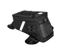 Enhanced Night Visibility: themotorcycle storage bag features reflective side strips that improve visibility in low light conditions, reducing collision risks while riding at night or in dim environm