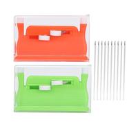 Enhebrador de agujas automático de 2 piezas, enhebrador de hilo de doble cabeza, accesorios y suministros para máquinas de coser para bordado, manualidades de punto de cruz